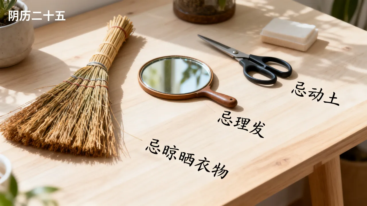 阴历二十五有什么禁忌？，阴历25禁忌避讳事项
