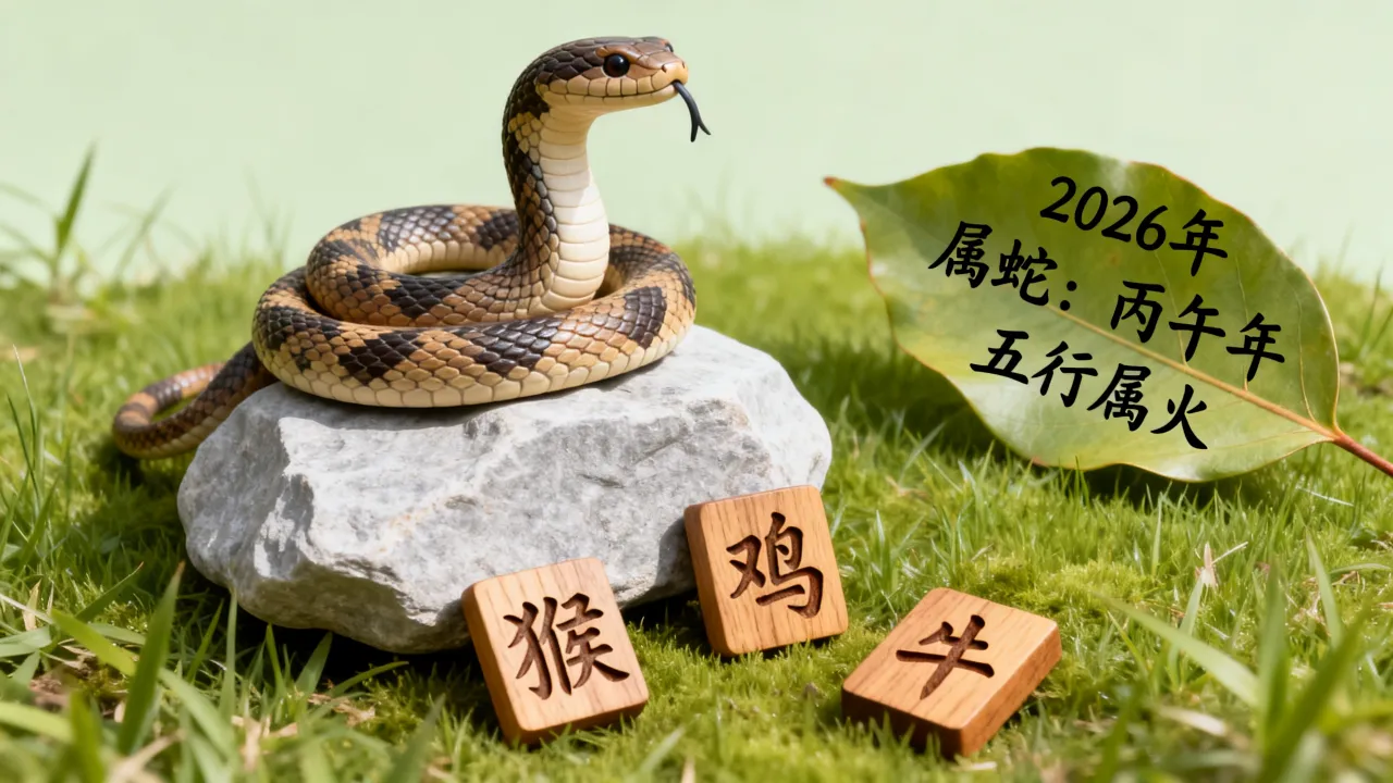 属蛇的三合生肖是什么，2026年属蛇的五行是什么？