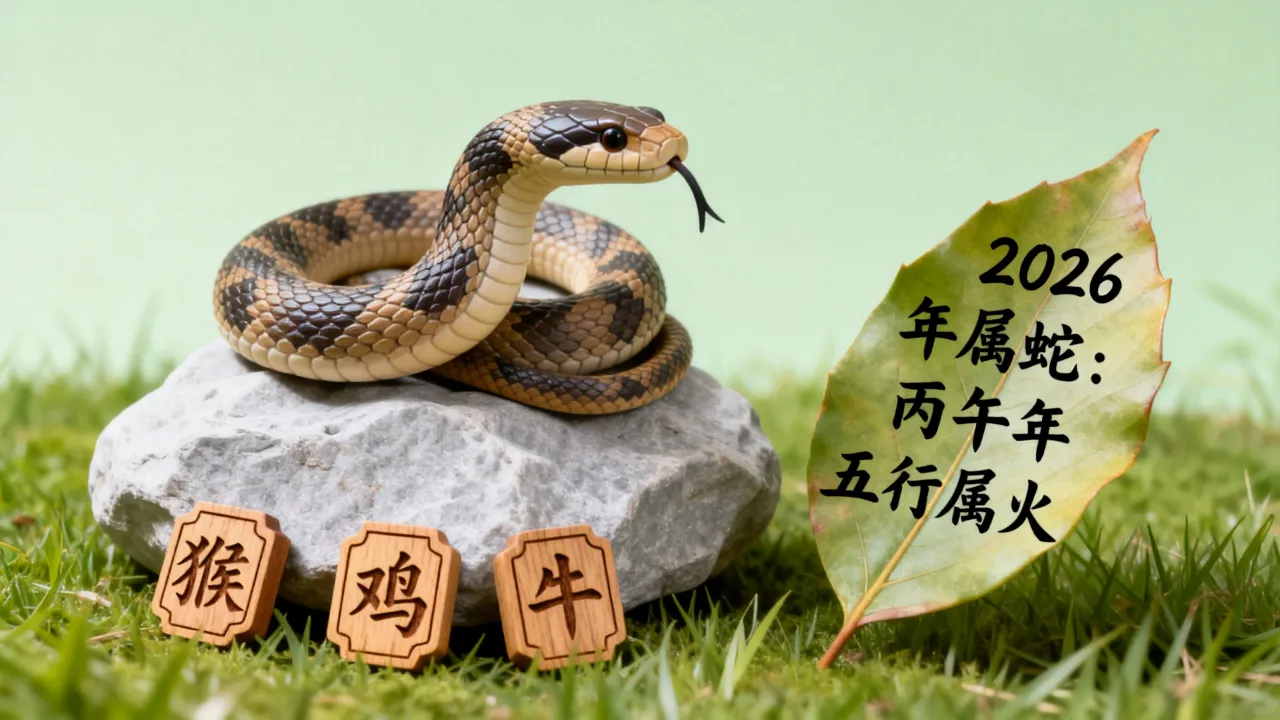 属蛇的三合生肖是什么，2026年属蛇的五行是什么？