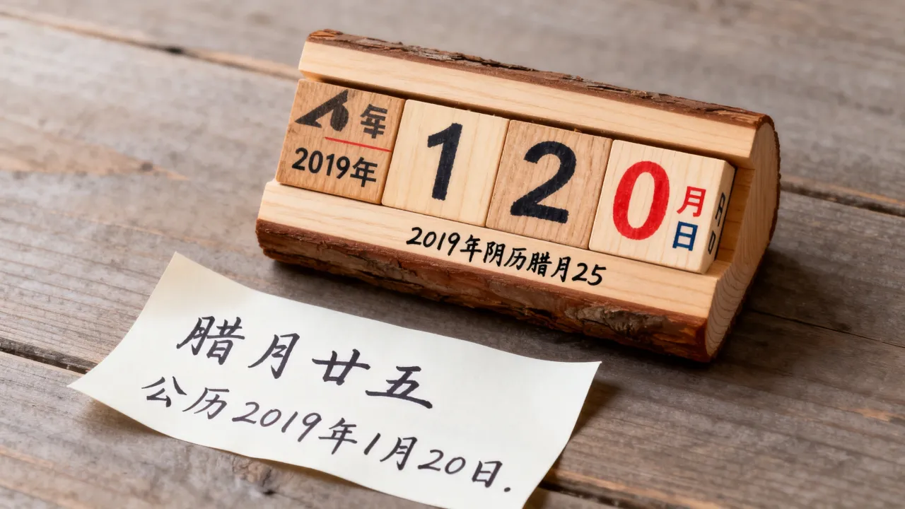 2019阴历腊月25是什么时候，2019腊月25是几月几号