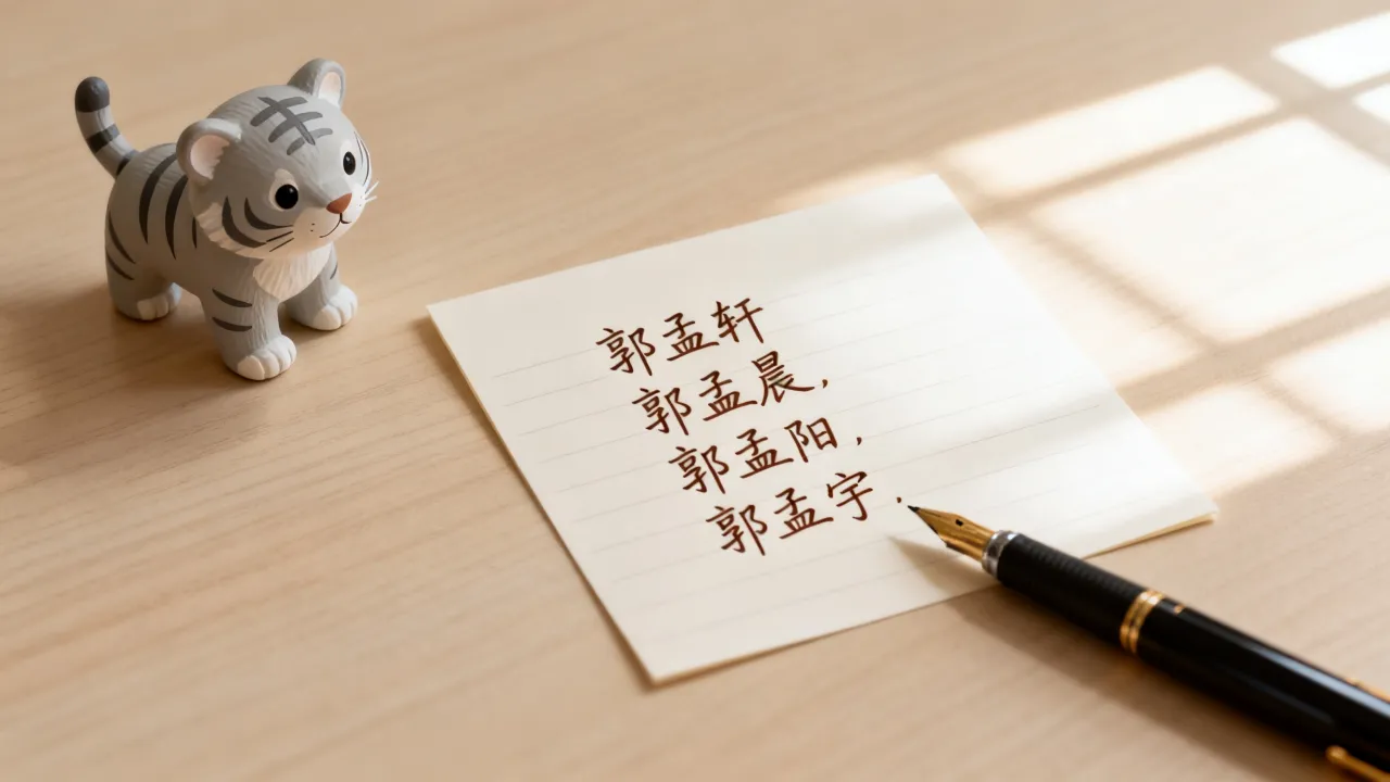 男虎宝宝起名郭孟什么好?郭姓孟字辈虎宝宝男孩名字怎么取? 男虎宝宝起名郭孟什么好?郭姓孟字辈虎宝宝男孩名字怎么取?