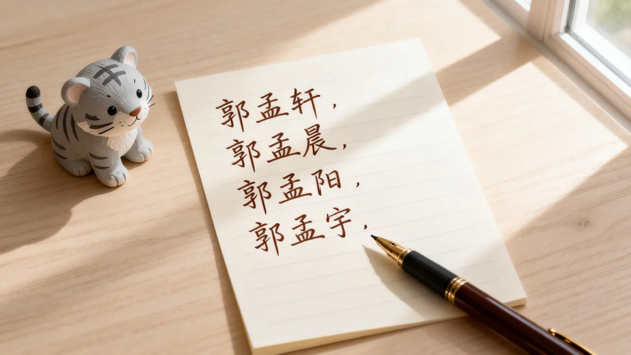 男虎宝宝起名郭孟什么好?郭姓孟字辈虎宝宝男孩名字怎么取? 男虎宝宝起名郭孟什么好?郭姓孟字辈虎宝宝男孩名字怎么取?