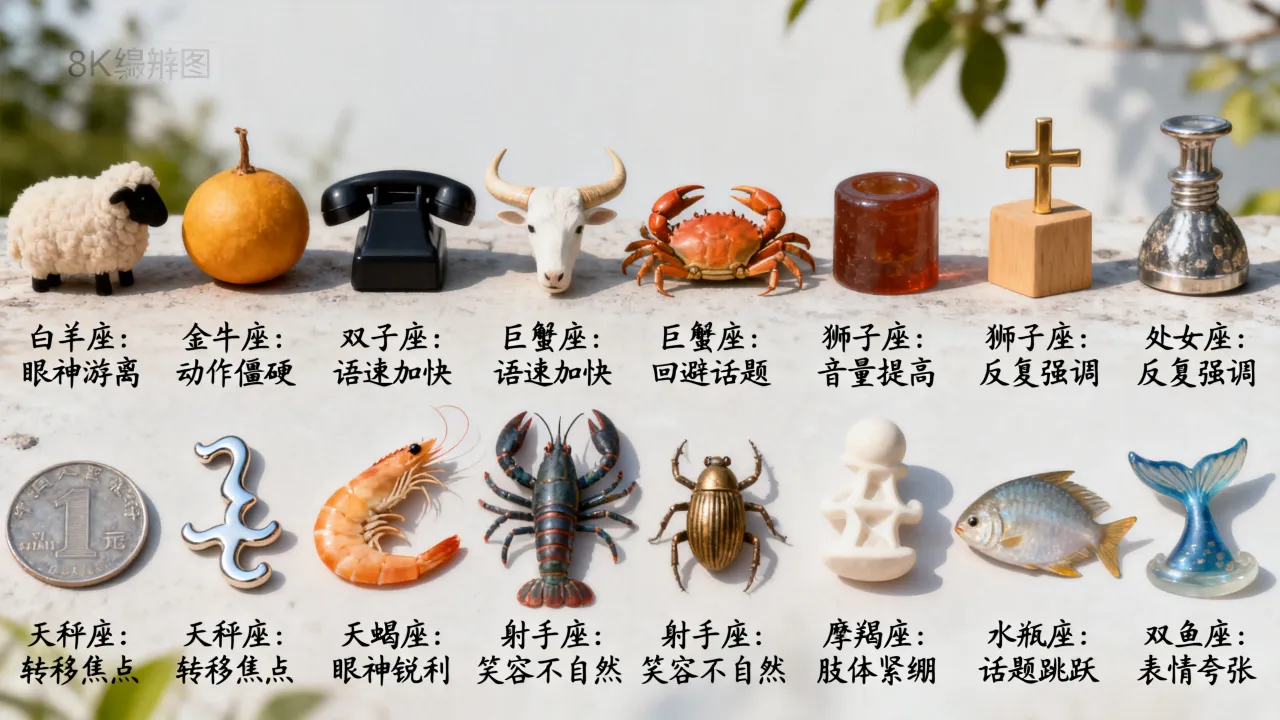 怎样看出十二星座说谎,如何识破星座谎言技巧? 怎样看出十二星座说谎,如何识破星座谎言技巧?
