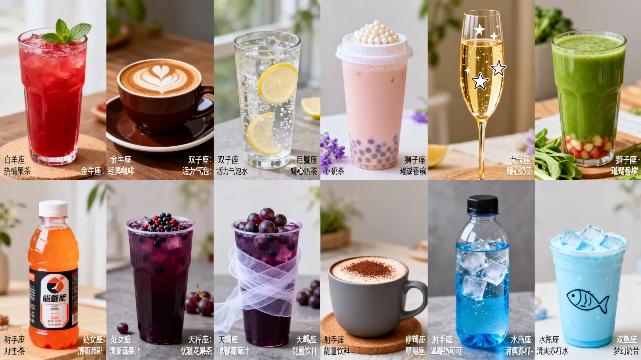 十二星座专属饮料有哪些,看看你的星座适合什么 十二星座专属饮料有哪些,看看你的星座适合什么