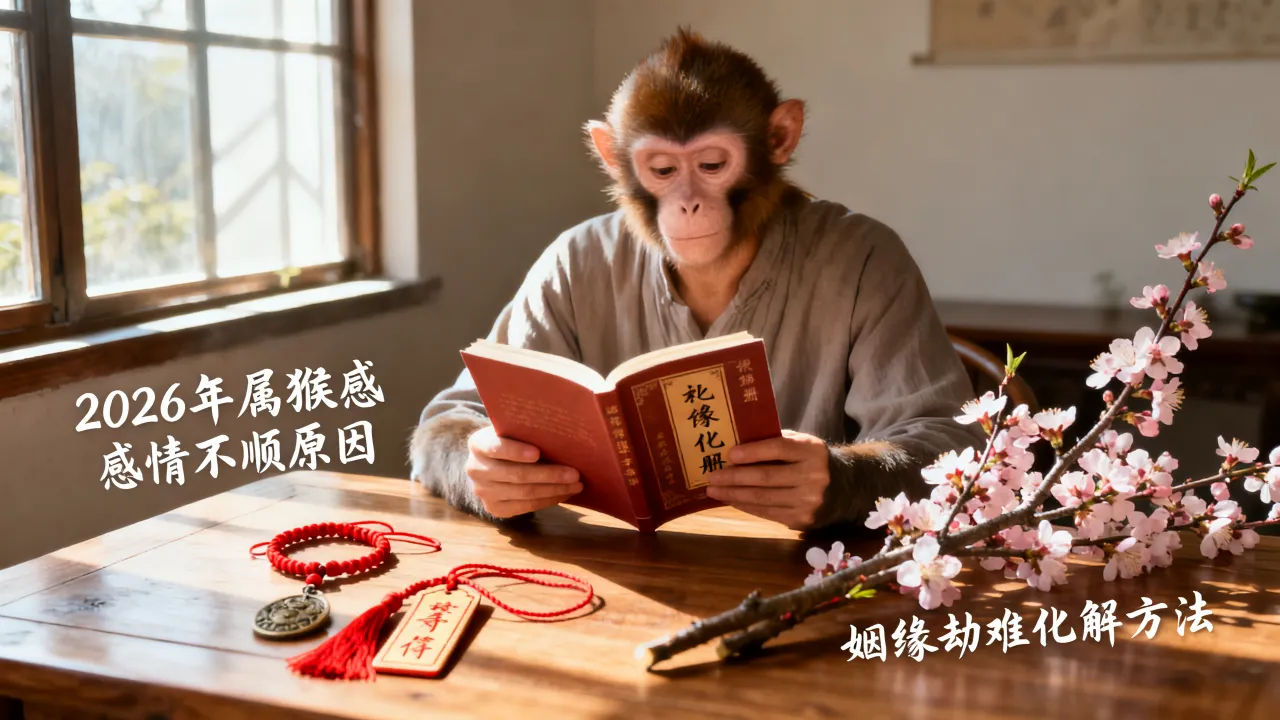 2026年属猴的感情为什么不顺,属猴人姻缘劫难如何化解? 2026年属猴的感情为什么不顺,属猴人姻缘劫难如何化解?