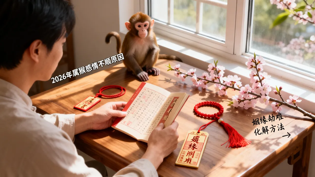 2026年属猴的感情为什么不顺,属猴人姻缘劫难如何化解? 2026年属猴的感情为什么不顺,属猴人姻缘劫难如何化解?