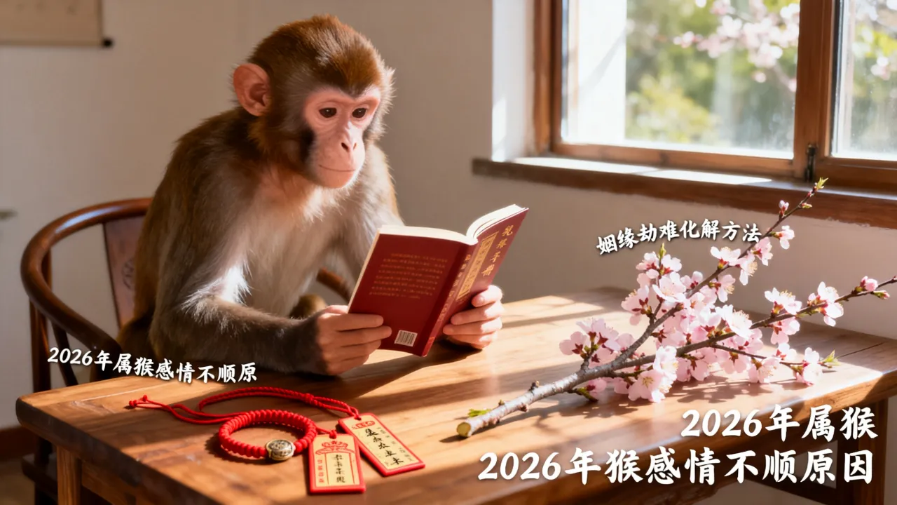 2026年属猴的感情为什么不顺,属猴人姻缘劫难如何化解? 2026年属猴的感情为什么不顺,属猴人姻缘劫难如何化解?