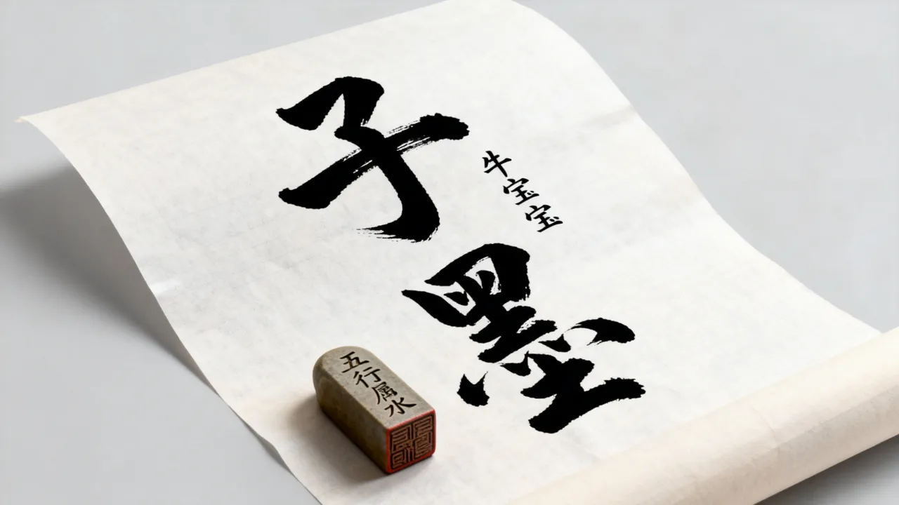 牛宝宝起名子墨怎么样，子墨名字的五行属什么？