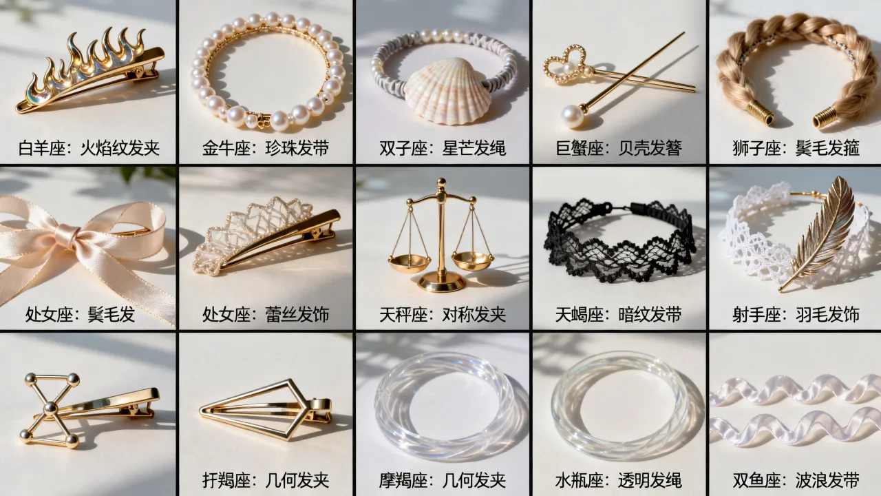 十二星座发饰怎么选?十二星座专属发饰有哪些推荐? 十二星座发饰怎么选?十二星座专属发饰有哪些推荐?