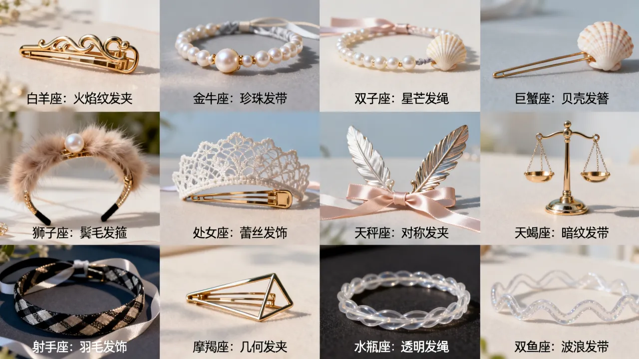 十二星座发饰怎么选?十二星座专属发饰有哪些推荐? 十二星座发饰怎么选?十二星座专属发饰有哪些推荐?