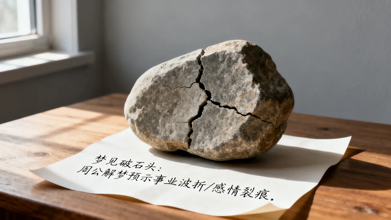 梦见破石头怎么样，周公解梦预示什么征兆呢