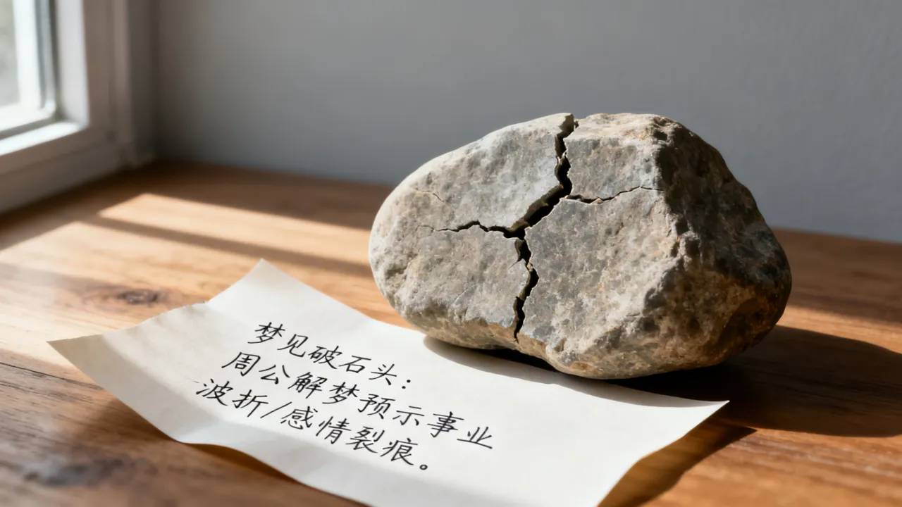 梦见破石头怎么样，周公解梦预示什么征兆呢