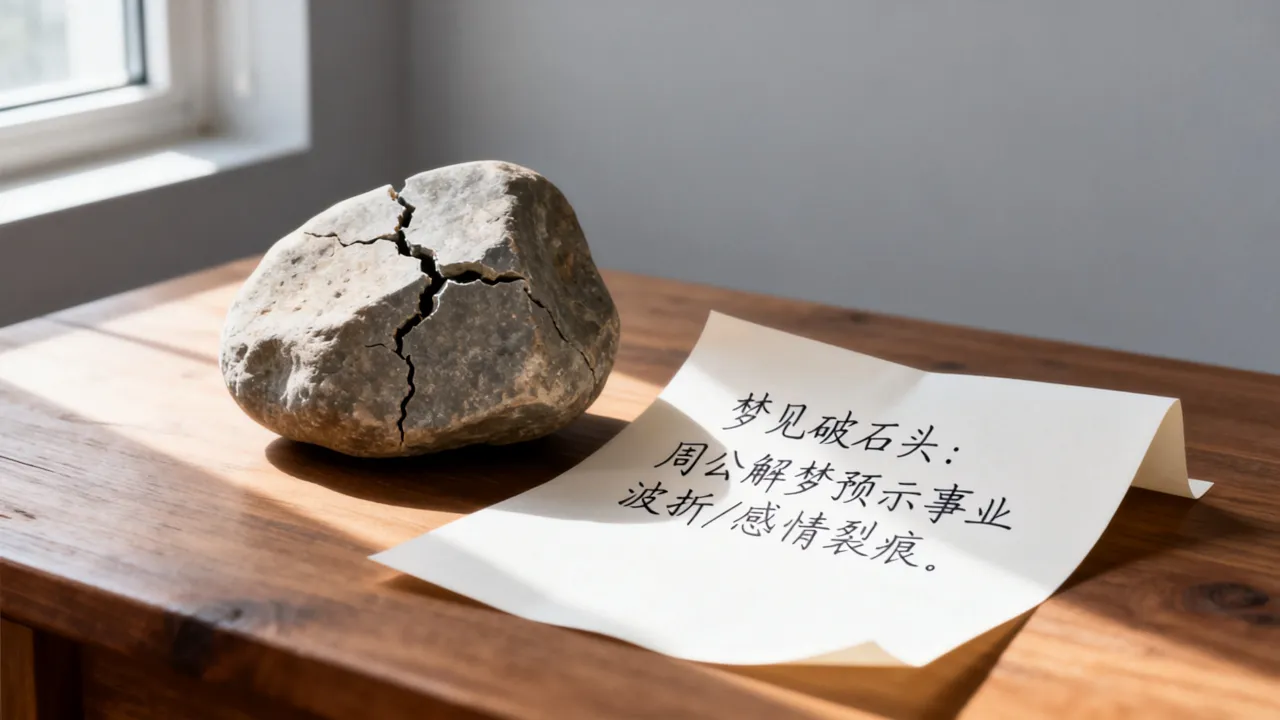 梦见破石头怎么样，周公解梦预示什么征兆呢