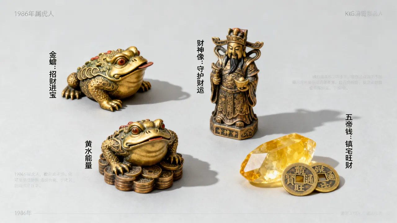 属虎人春节后财运如何，1986年属虎人用什么招财物件？