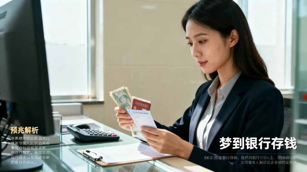 梦到在银行存钱意味着什么，梦见在银行存钱是什么预兆？