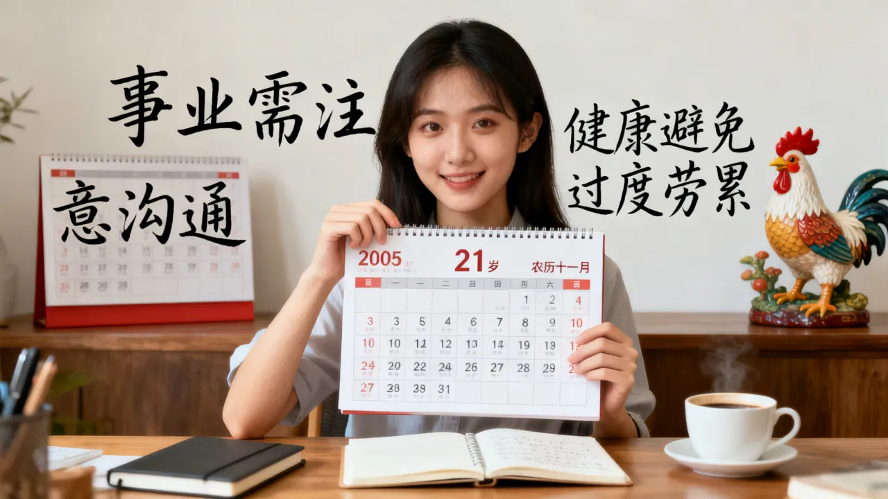 2005年属鸡人2026年农历十一月运势如何,注意哪些问题? 2005年属鸡人2026年农历十一月运势如何,注意哪些问题?