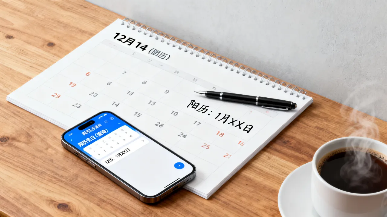 12月14阴历生日是阳历几号？，阴历生日怎么查