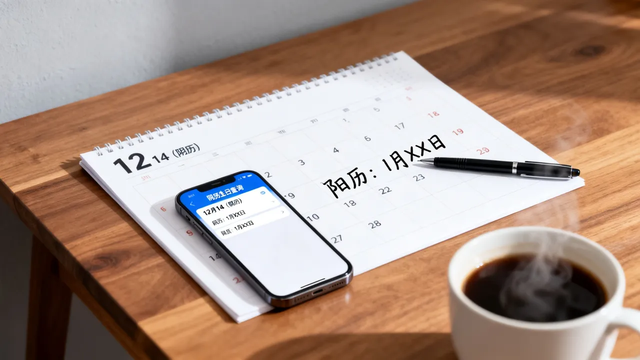 12月14阴历生日是阳历几号？，阴历生日怎么查