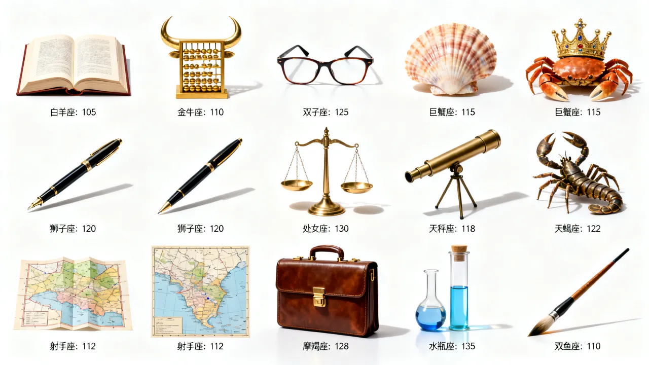十二星座智商指数排名准吗，哪个星座智商最高？