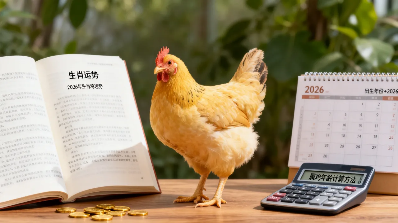 2026年生肖鸡运势详解,属鸡的年龄怎么算? 2026年生肖鸡运势详解,属鸡的年龄怎么算?