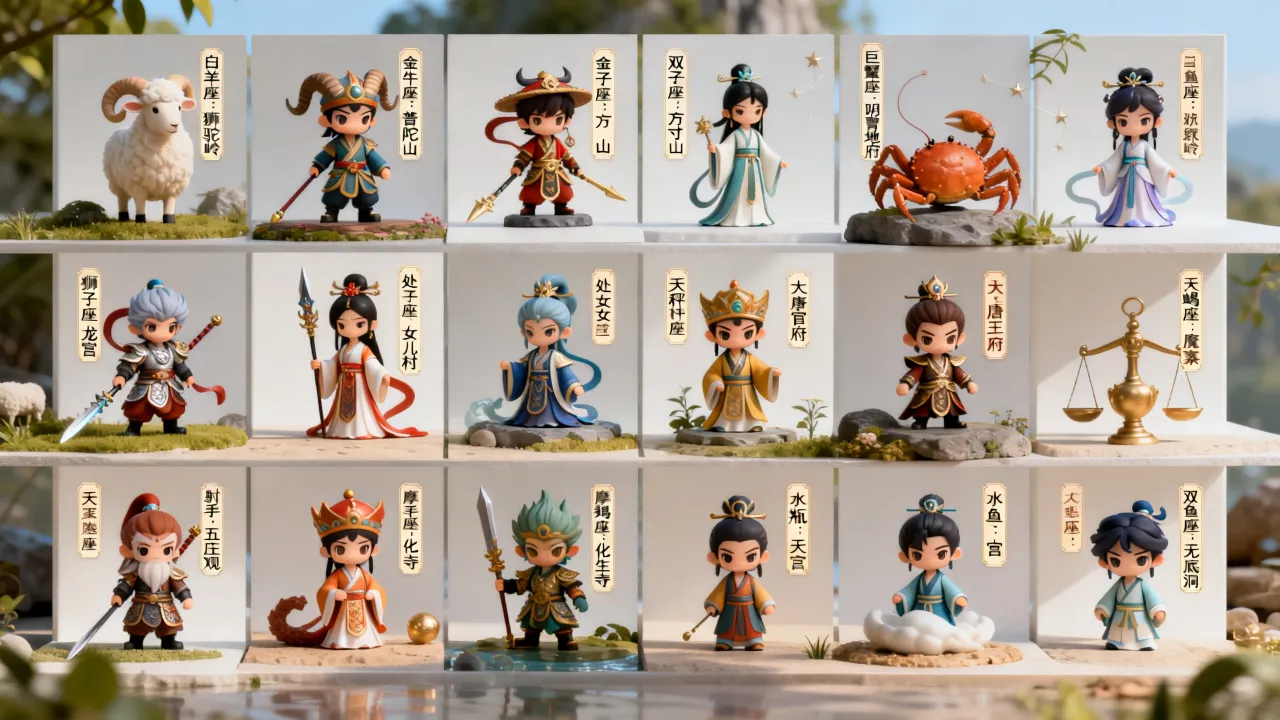 十二星座在梦幻西游里选什么角色最好，怎么玩？