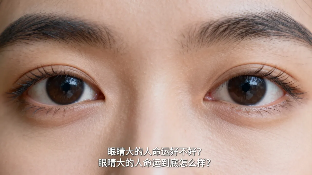 眼睛大的人命运好不好，眼睛大的人命运到底怎么样？