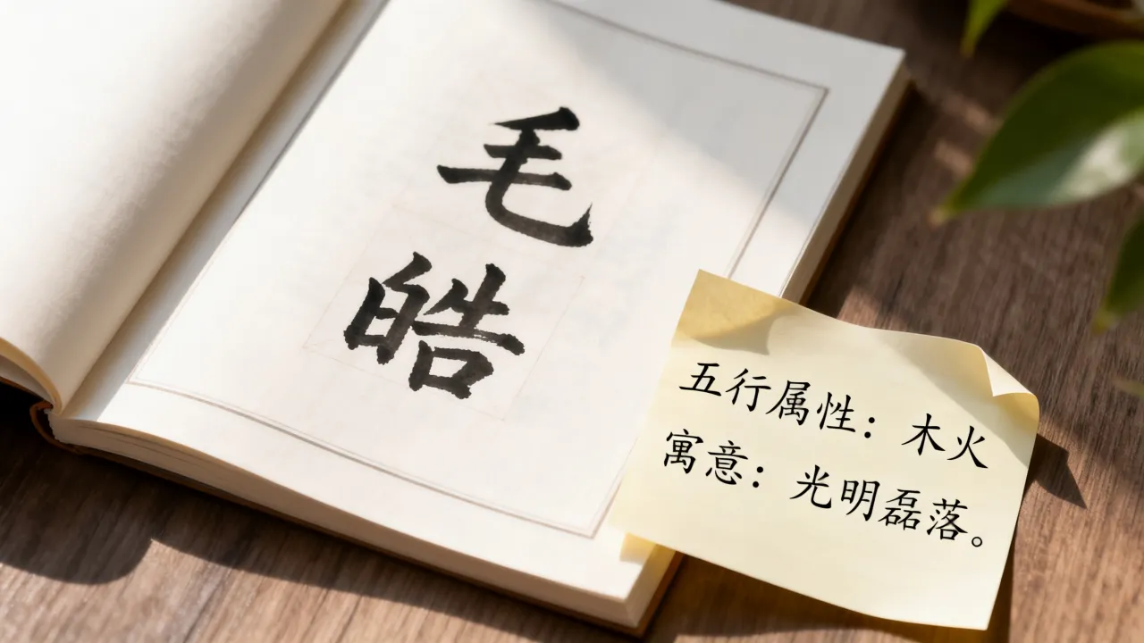 宝宝起名毛什么皓？毛皓名字的寓意和五行属性解析