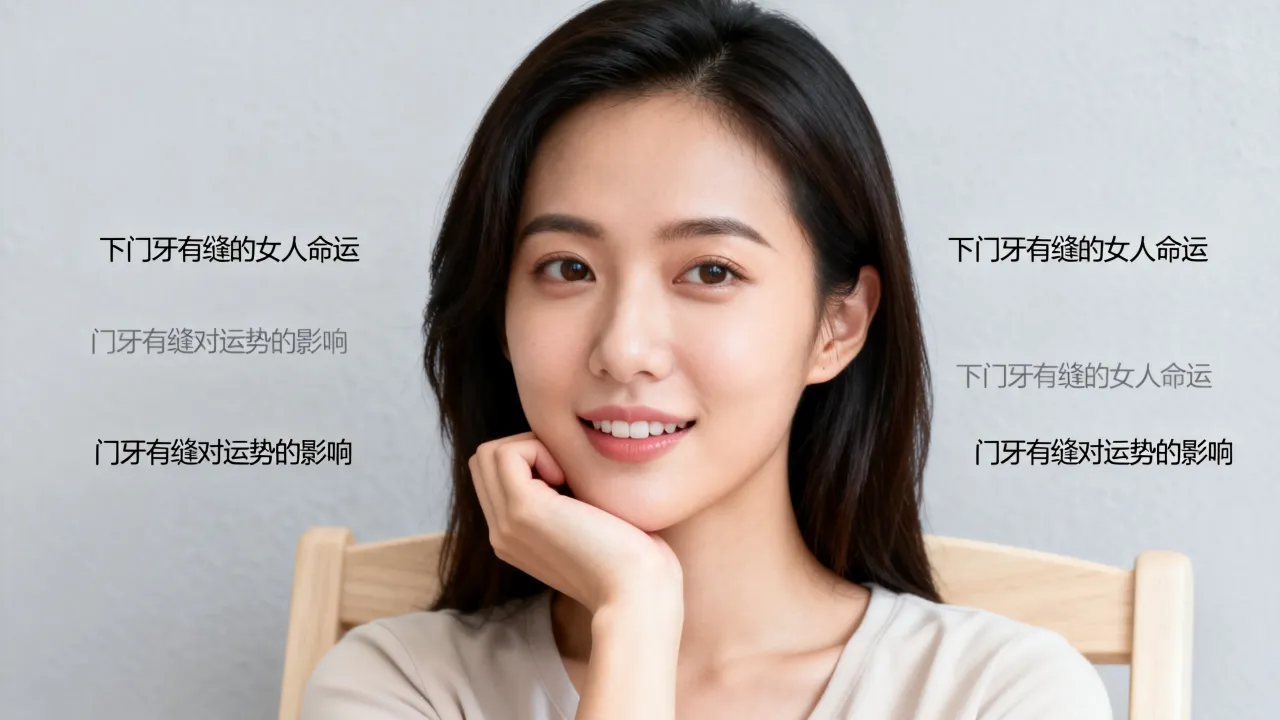下门牙有缝的女人命运好不好？门牙有缝对运势有影响吗