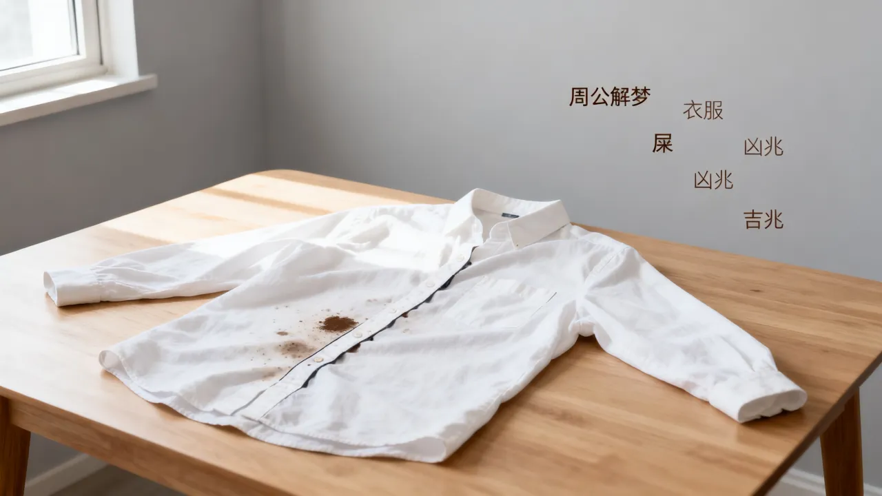 梦到衣服大便是凶兆还是吉兆，周公解梦梦见衣服上有屎预示什么？