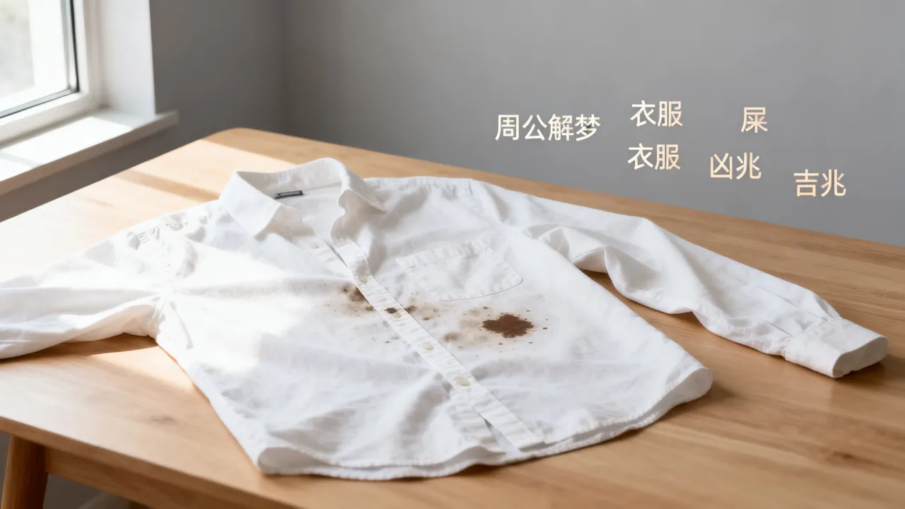 梦到衣服大便是凶兆还是吉兆，周公解梦梦见衣服上有屎预示什么？