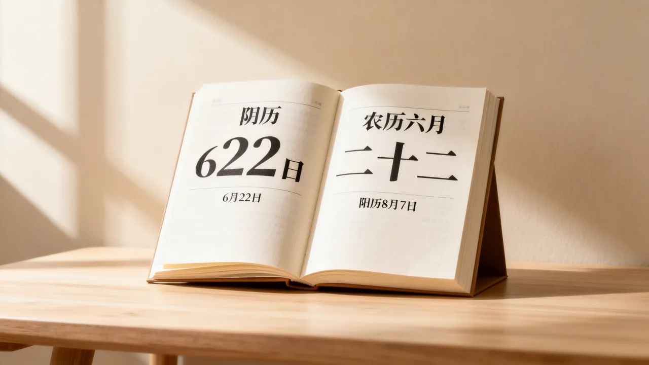 阴历6月22日是什么日子,农历六月二十二对应阳历几号 阴历6月22日是什么日子,农历六月二十二对应阳历几号