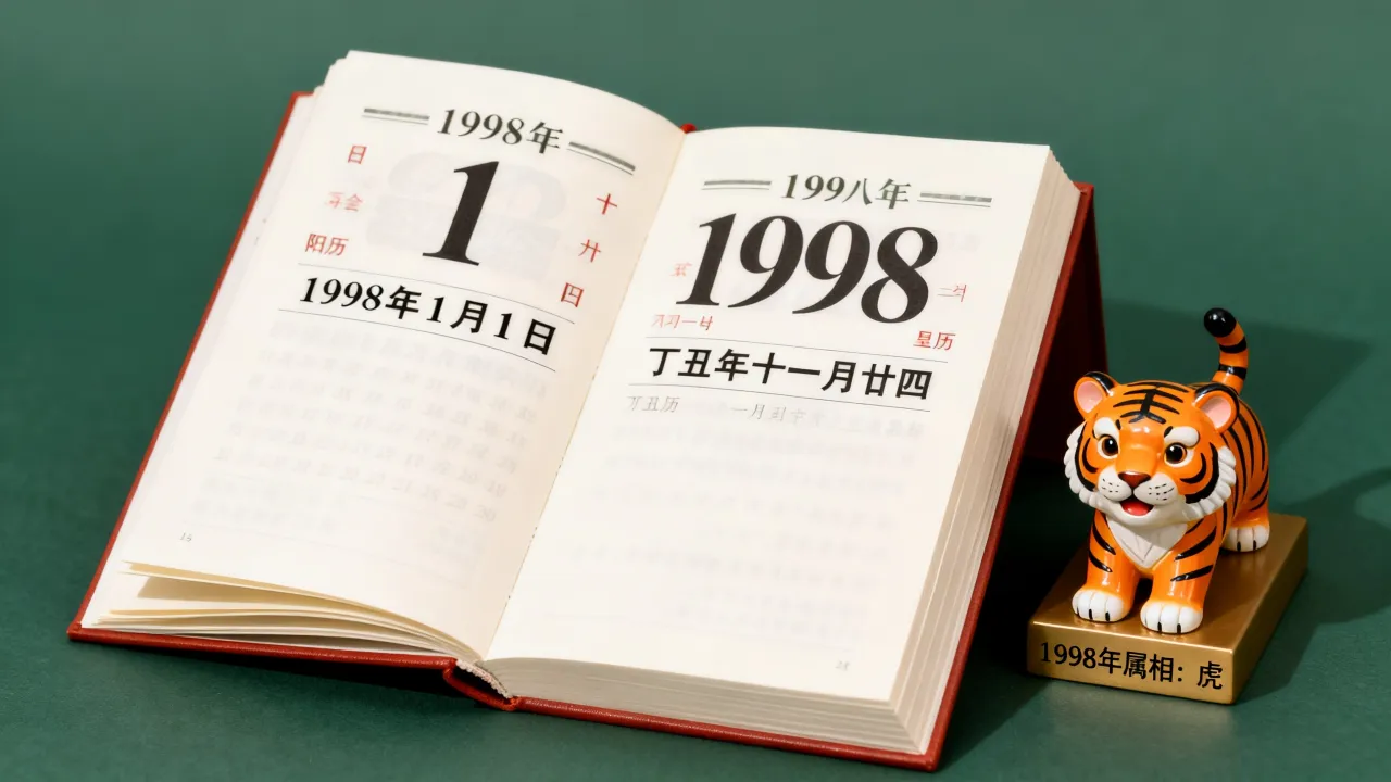 1998年是阳历还是阴历，1998年出生的属相到底怎么算？