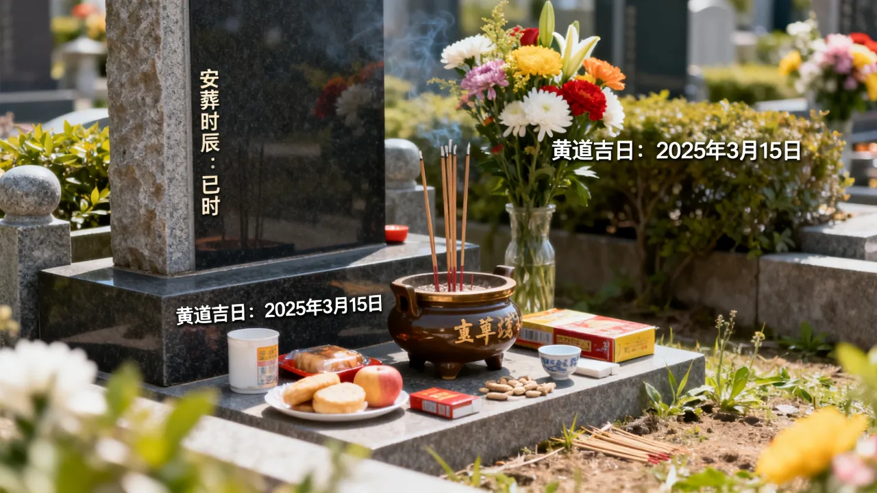 安葬吉凶时辰怎么选？下葬黄道吉日几点最好