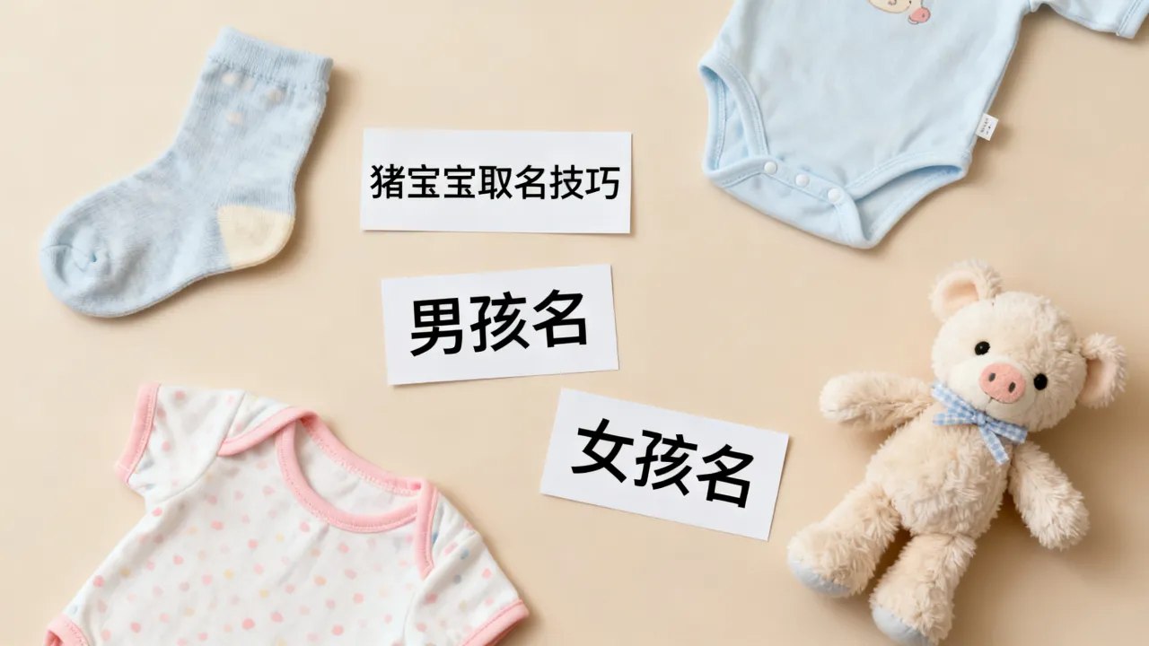 猪宝宝名字怎么起名，属猪男孩女孩取名技巧大全？