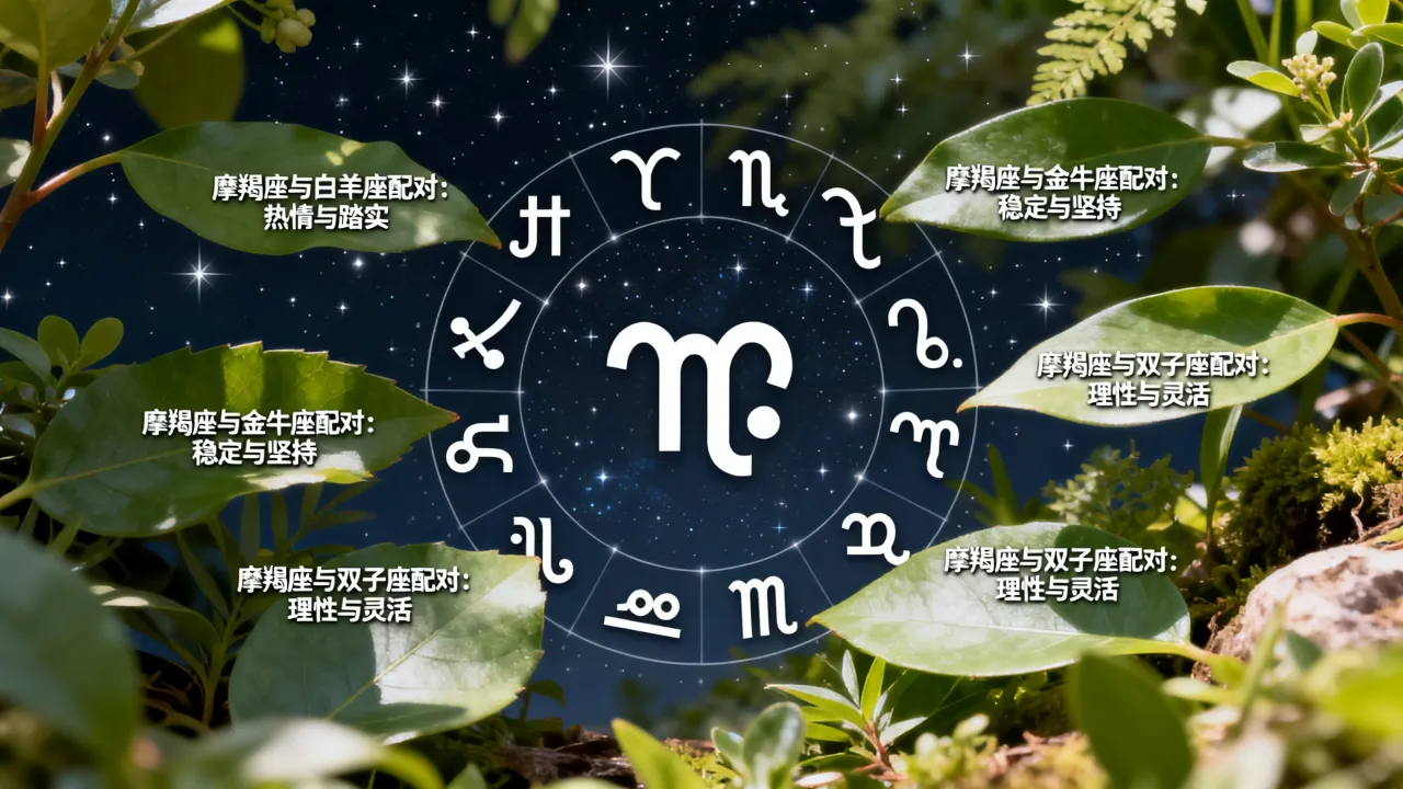 摩羯座对应十二星座有哪些?摩羯座与十二星座配对大全 摩羯座对应十二星座有哪些?摩羯座与十二星座配对大全