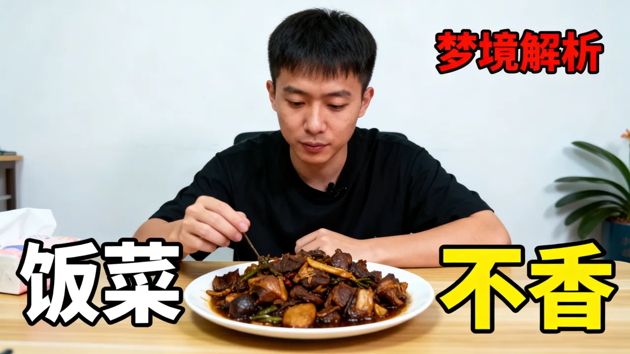 梦到饭不好吃有什么预示吗，梦见饭菜不香是什么征兆？