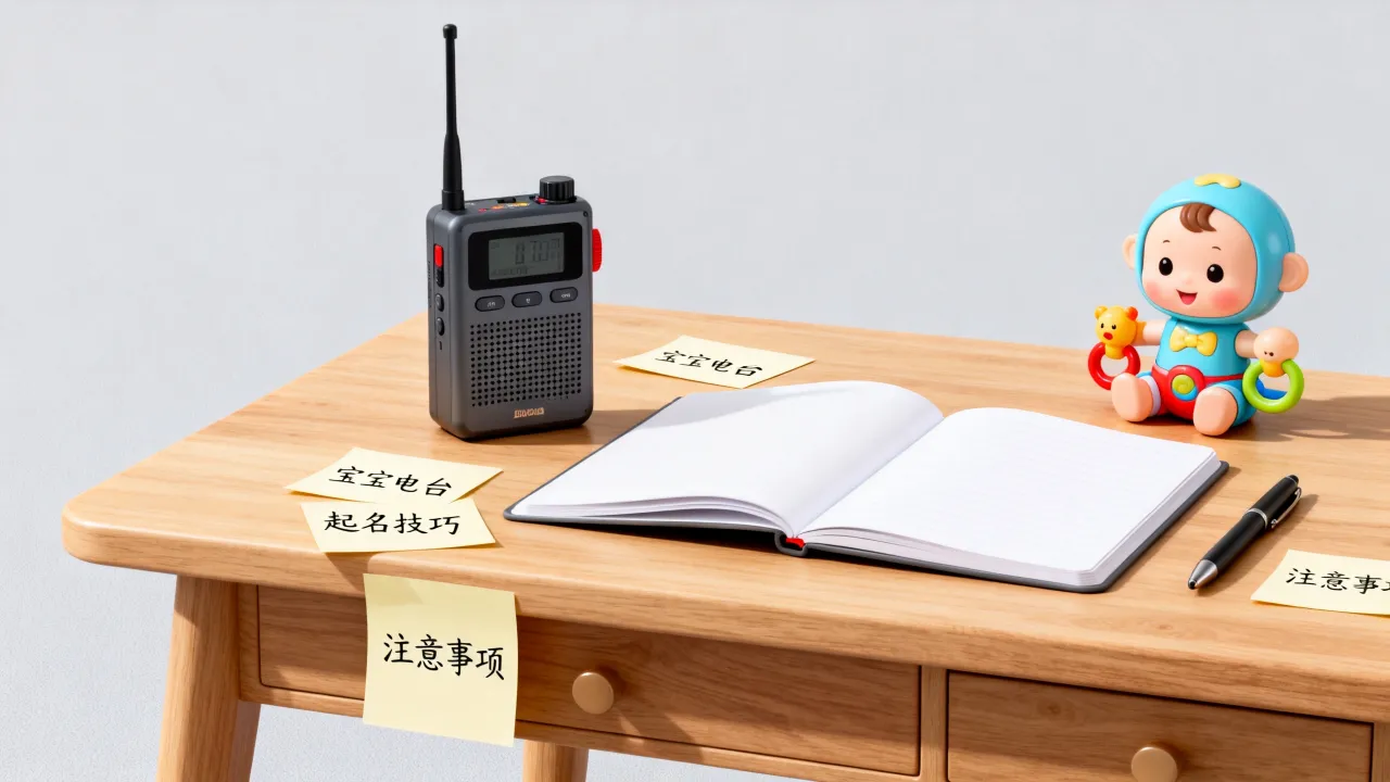 宝宝电台起名怎么起的？起名有哪些注意事项和技巧？