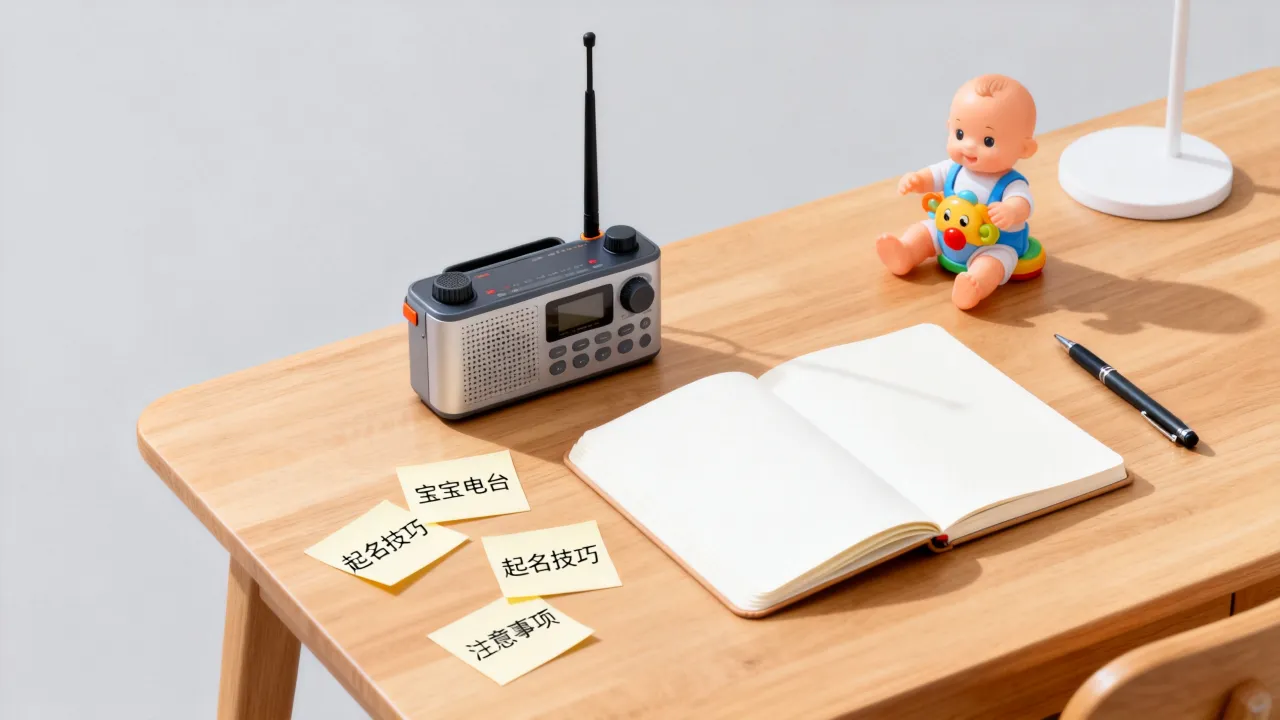 宝宝电台起名怎么起的？起名有哪些注意事项和技巧？