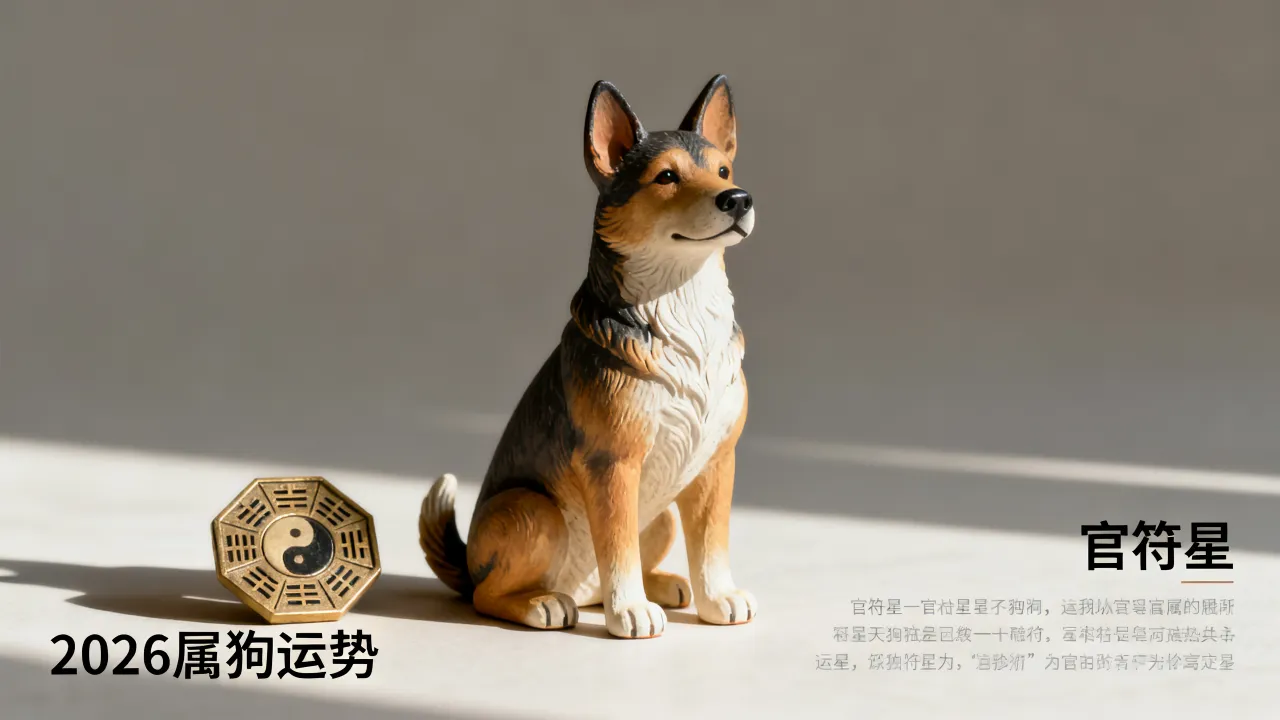 2026属狗运势如何？帝师讲解官符星对属狗人的影响