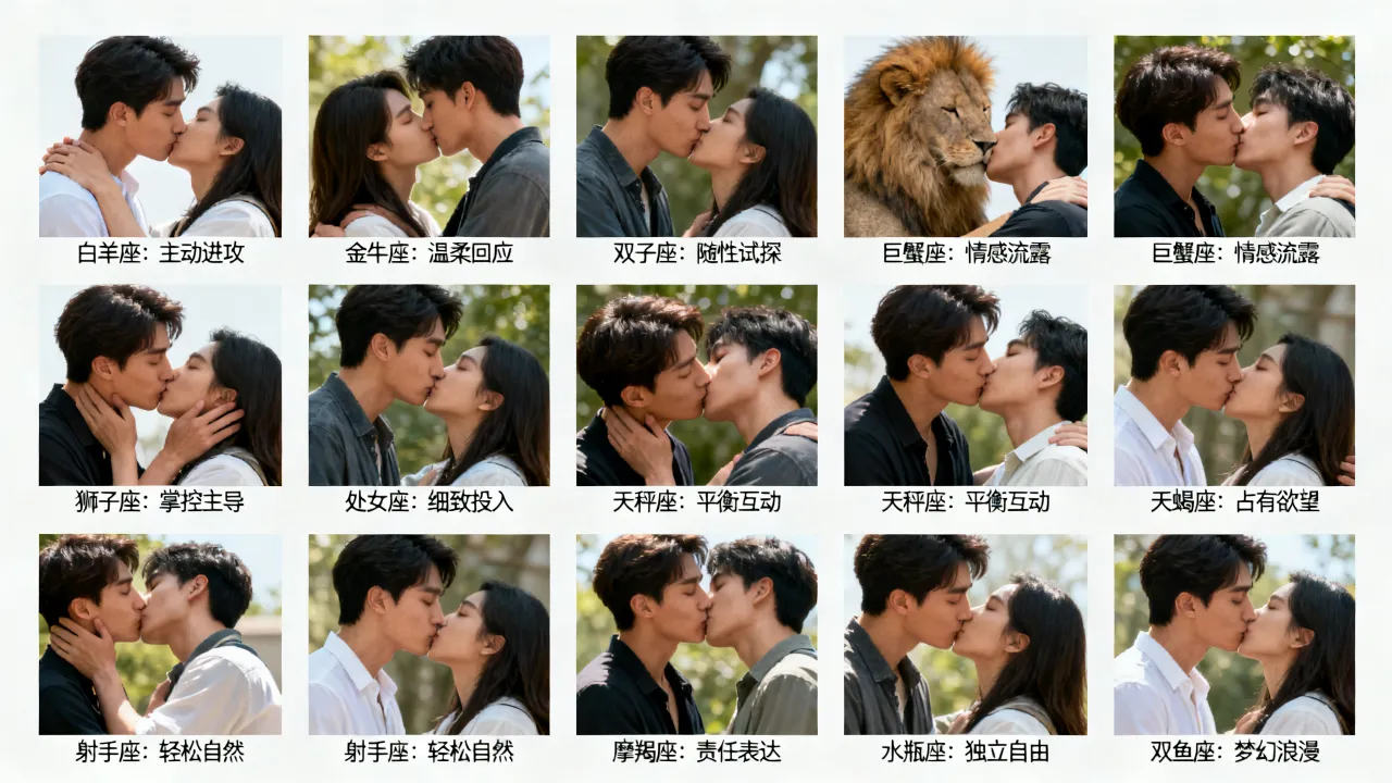 十二星座男接吻时谁最主动,十二星座男接吻代表什么意思 十二星座男接吻时谁最主动,十二星座男接吻代表什么意思