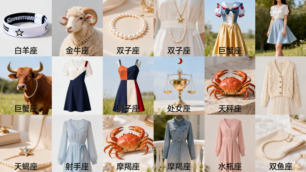 十二星座公主专属是什么，十二星座公主专属怎么穿搭