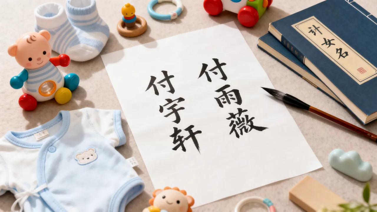姓付怎么给宝宝起名，付姓男孩女孩好听寓意好的名字有哪些？