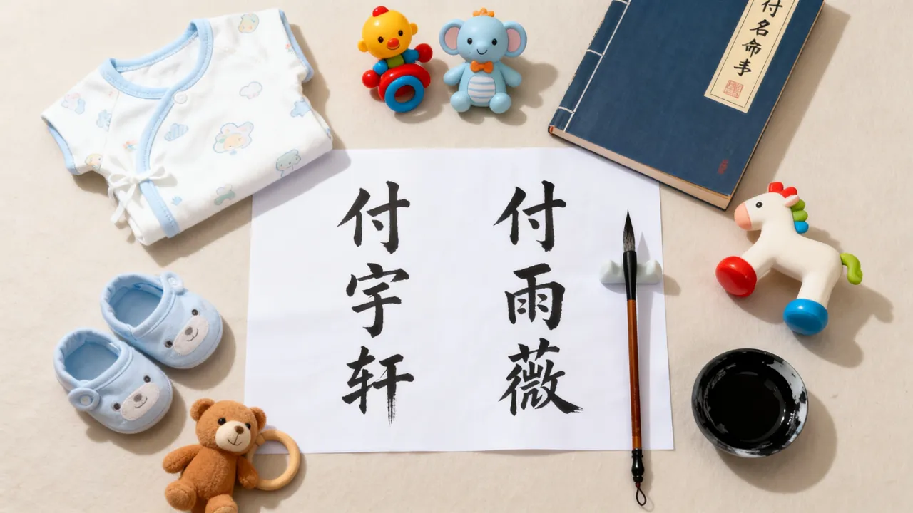 姓付怎么给宝宝起名，付姓男孩女孩好听寓意好的名字有哪些？