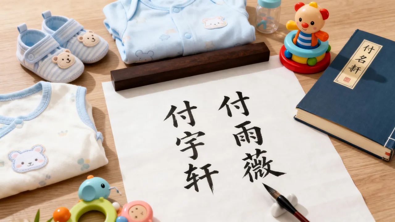 姓付怎么给宝宝起名，付姓男孩女孩好听寓意好的名字有哪些？