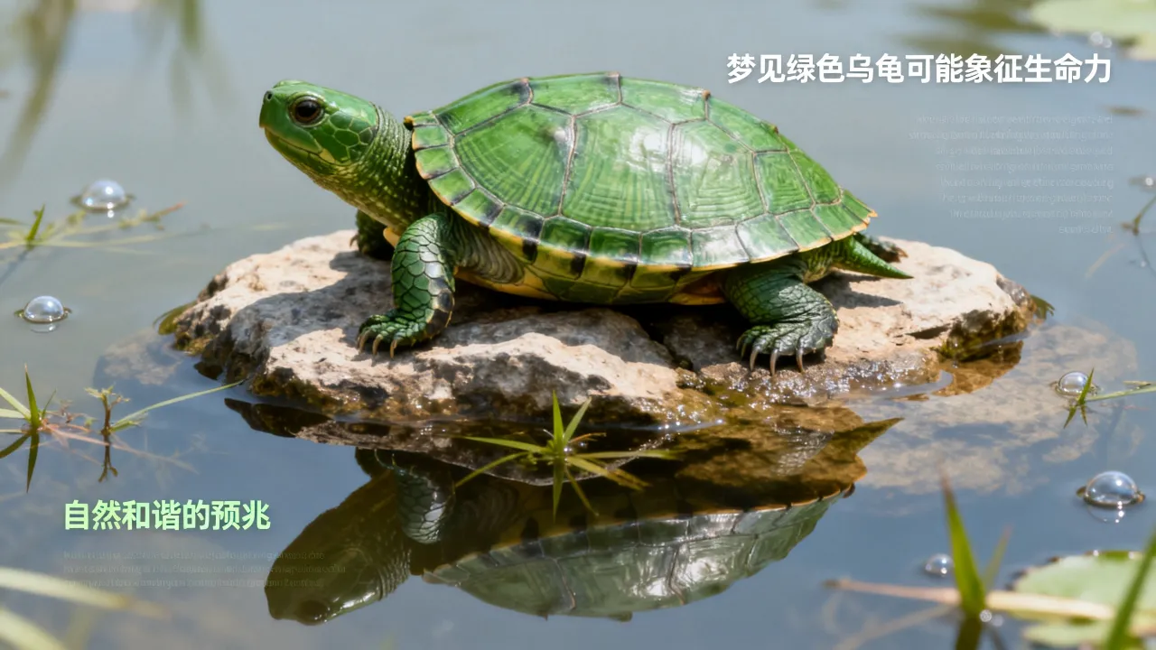 梦见绿色的乌龟好不好,梦见绿色乌龟是什么预兆? 梦见绿色的乌龟好不好,梦见绿色乌龟是什么预兆?