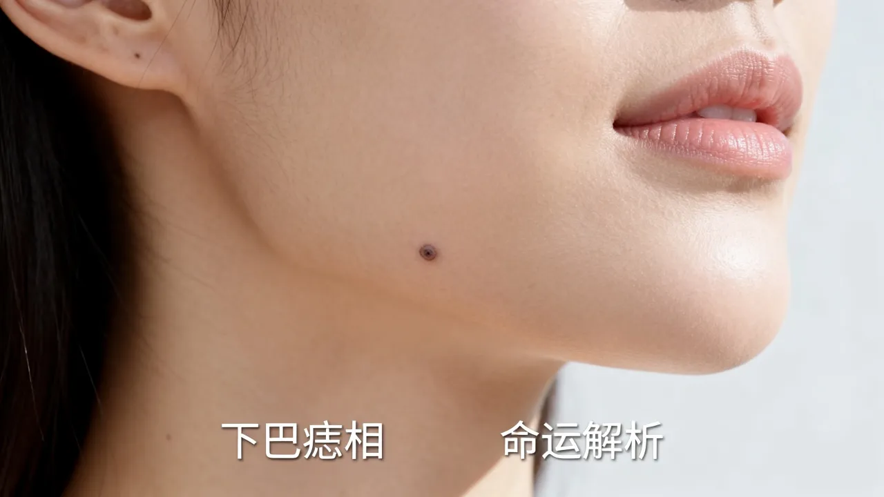 下巴相命运怎么看，女人下巴有痣代表什么命运