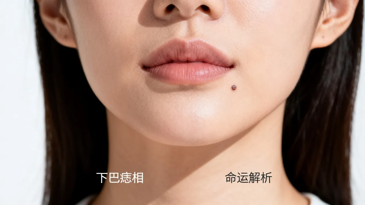 下巴相命运怎么看，女人下巴有痣代表什么命运