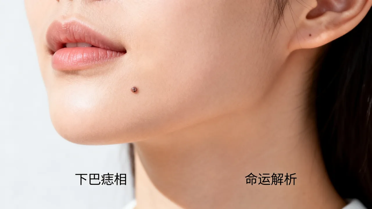 下巴相命运怎么看，女人下巴有痣代表什么命运