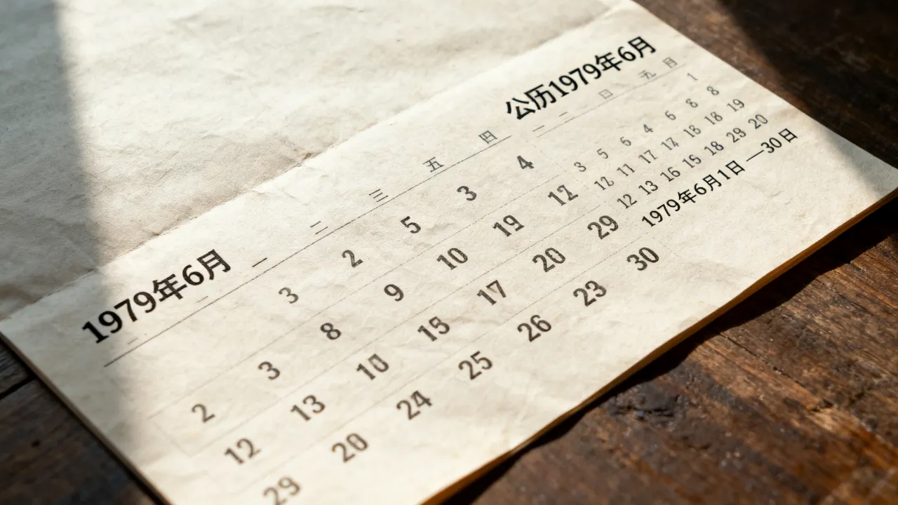 1979年6月阴历是几月几号,对应公历哪一天? 1979年6月阴历是几月几号,对应公历哪一天?