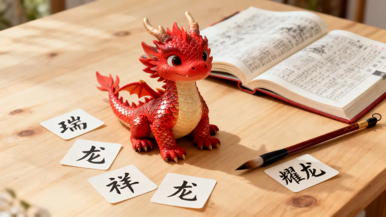 红龙宝宝怎么起名字好听，龙年出生的红龙宝宝取什么名字好